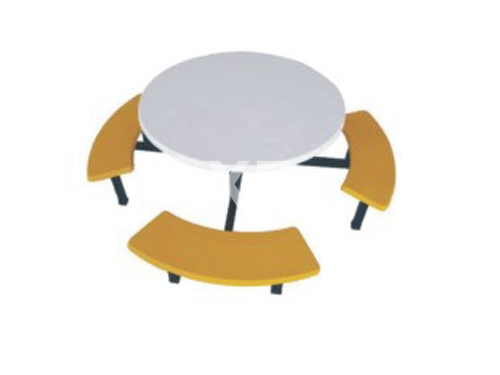 六人玻璃钢餐桌