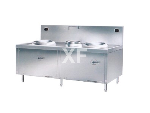 双头单尾电磁小炒炉